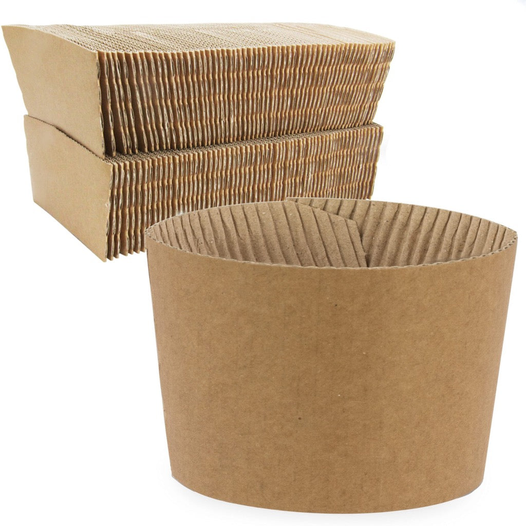 EatNOW Kraft Cup Sleeves Case 100 pcs