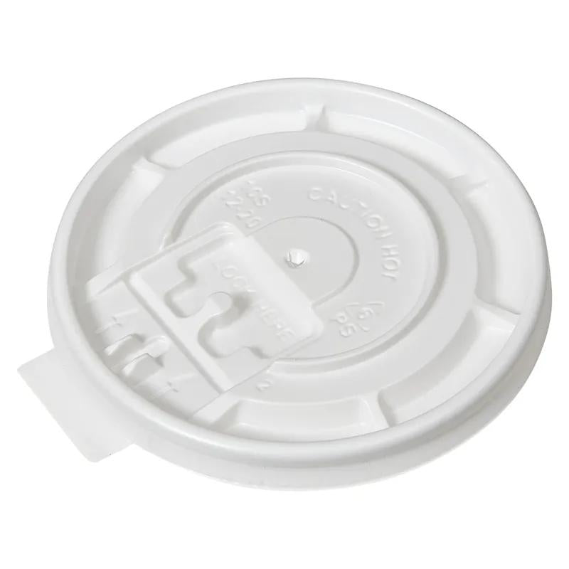 EatNOW White Lift & Lock Plastic Lid For 10-24 oz Squat Cups (1,000 pcs)