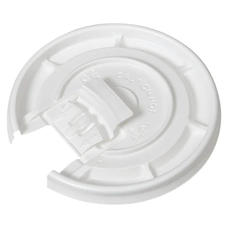 EatNOW White Lift & Lock Plastic Lid For 10-24 oz Squat Cups (1,000 pcs)