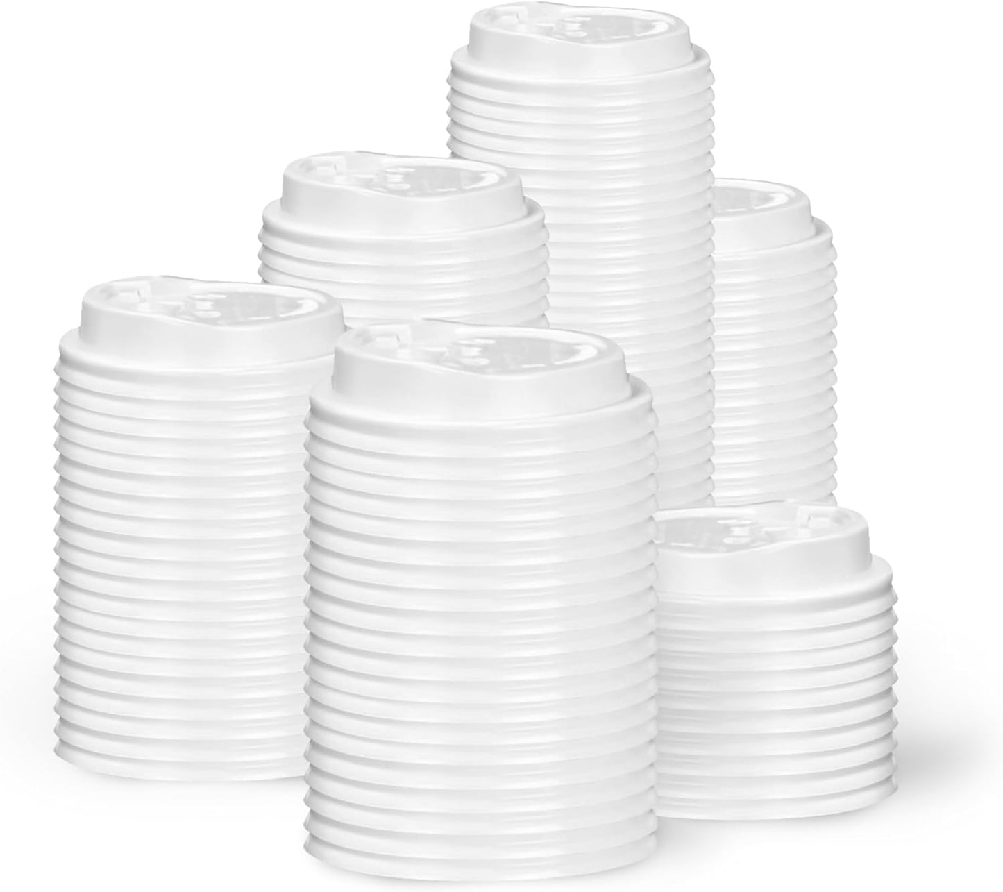 EatNOW White Dome Plastic Lid For 10-24 oz Squat Cups (1,000 pcs)