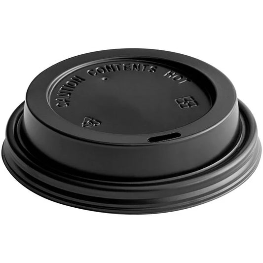 EatNOW Black Dome Plastic Lid For 10-24 oz Squat Cups (1,000 pcs)