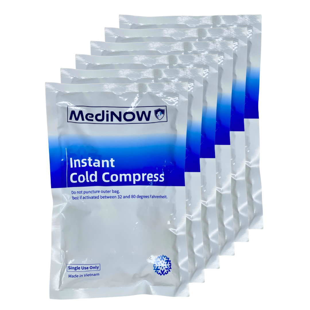 MediNOW Instant Cold Pack (6”x 9”) Disposable Cold Therapy Ice Packs for Pain Relief & Swelling, Inflammation (Case of 36)