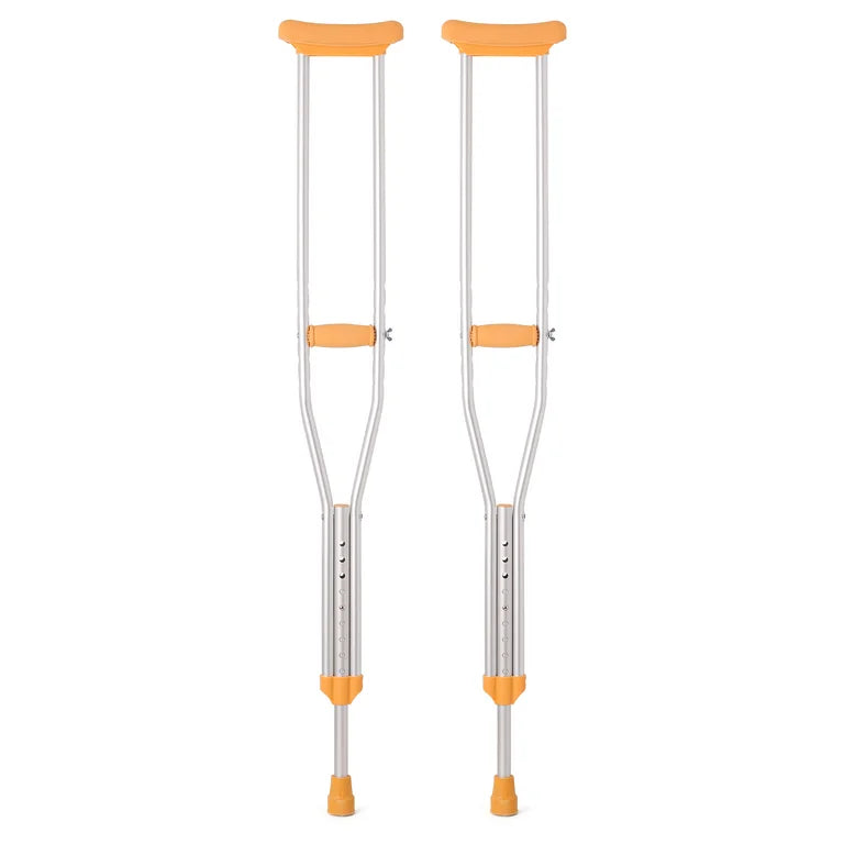 MediNOW Universal Underarm Crutches Walking Crutch (Adult, XL Adult) Adjustable Crutch, Axillary Crutches