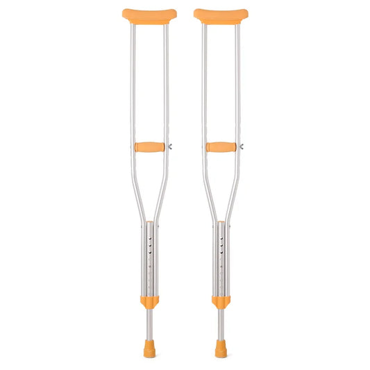 MediNOW Universal Underarm Crutches Walking Crutch (Adult, XL Adult) Adjustable Crutch, Axillary Crutches