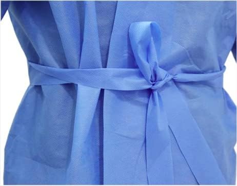 MediNOW AAMI Level 3 SMS Disposable Isolation Gown Non-woven SMS for Lab Medical Hospital (60/case)