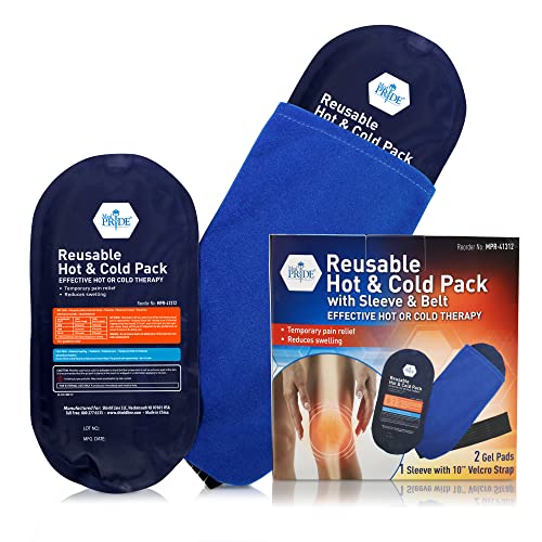 Medpride Reusable Hot & Cold Pack w/Sleeve & Belt 10.4" x 5.3" (Case of 24)