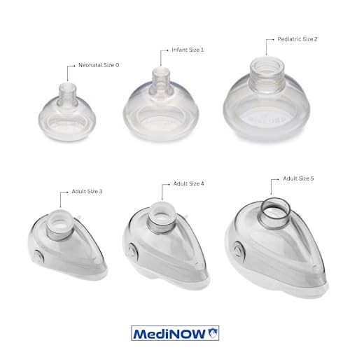 MediNOW Anesthesia Silicone Oxygen Mask Size Adult Neonatal Infant Pediatric